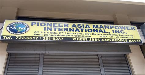 pioneer asia manpower international inc mga oras
